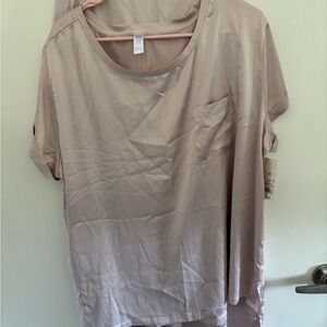 Women's Pink Short Sleeve Pajama Set